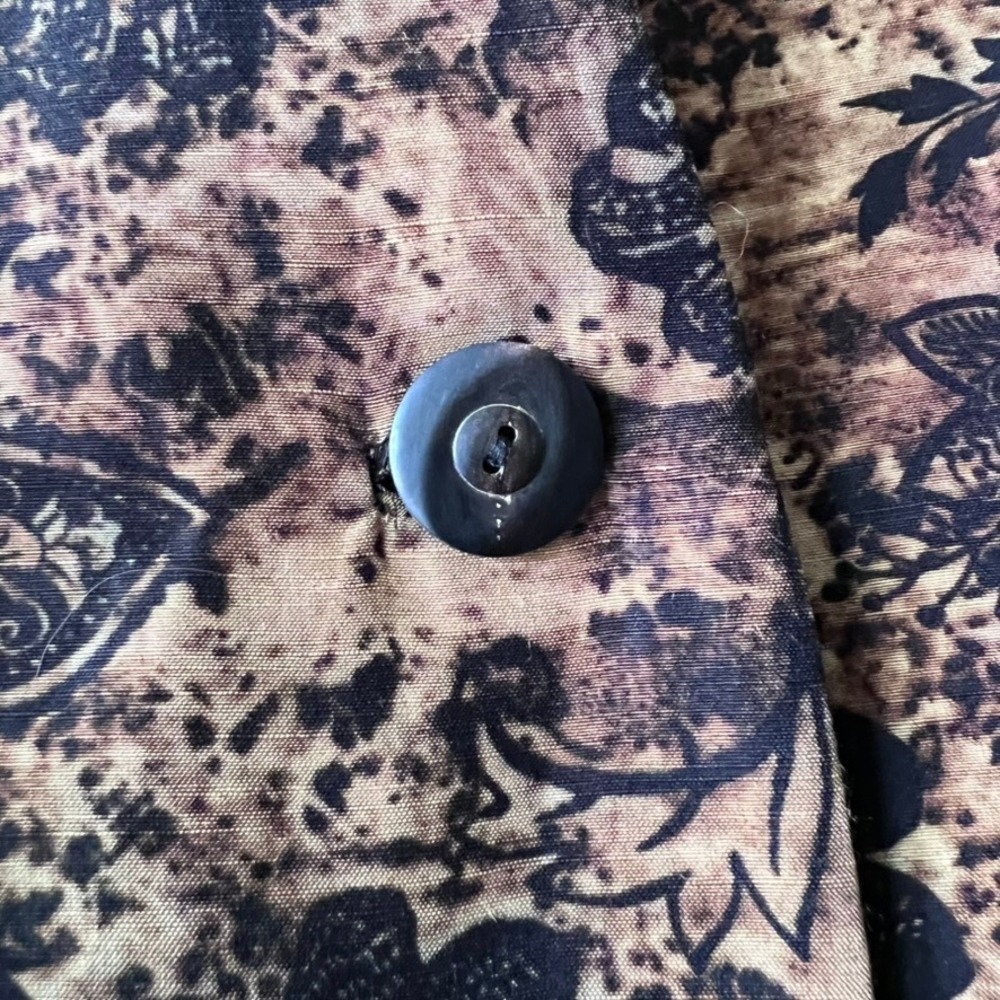 Dana Buchman Petite Women's‎ Blazer Jacket Floral Print Linen Blend - Picture 11 of 14